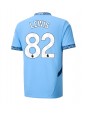 Manchester City Rico Lewis #82 Domaci Dres 2024-25 Kratak Rukavima